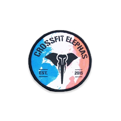 Logo Applikationen Benutzerdefinierte gestickte Aufnäher für Hut-Kleidung Soem-ODM