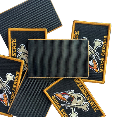3D Merrowed stickte Sport-Flecken für Kleiderbettwäsche-Tischdecken