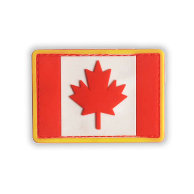 Staatsflagge PVC-Ausweis-Flecken-Silikon-Material für Armbinden-Veteranen-Tasche