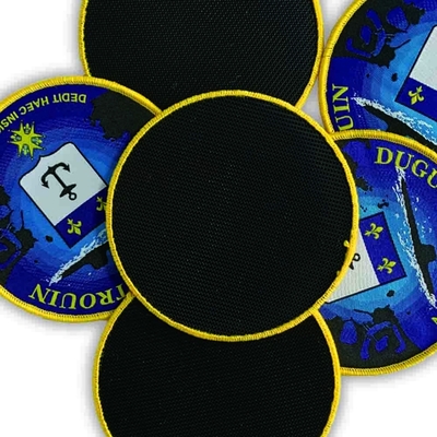 Armbinden-Flausch gesponnener Flecken-Aufkleber Merrowed für Marine-Militär